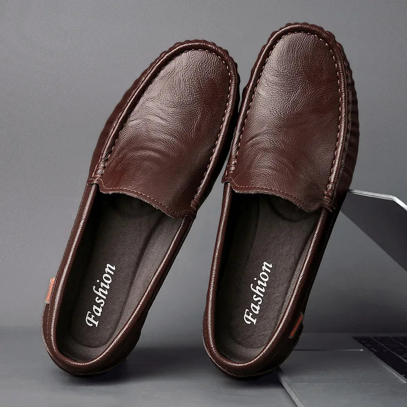 Mocassim de couro legitimo Elite