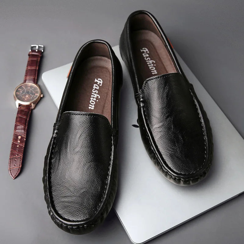 Mocassim de couro legitimo Elite