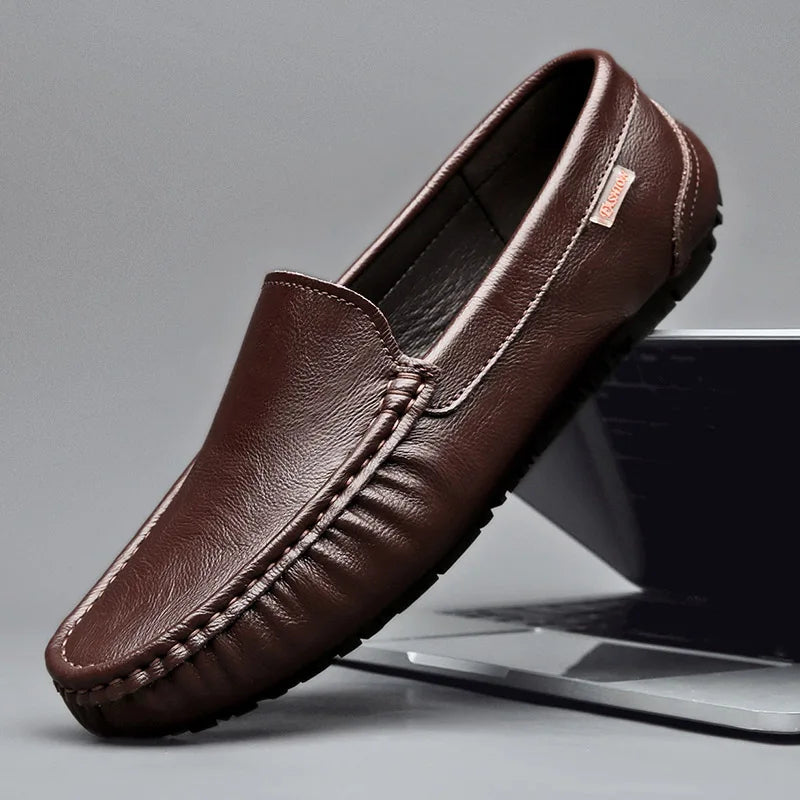 Mocassim de couro legitimo Elite