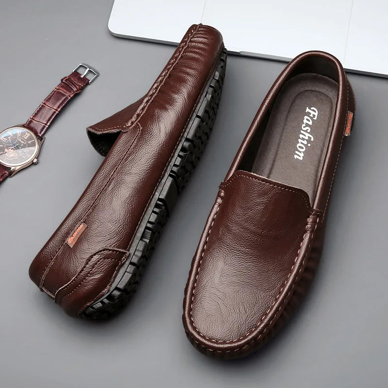 Mocassim de couro legitimo Elite